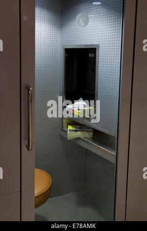 Pubblica vuota Phone Booth - USA Foto Stock