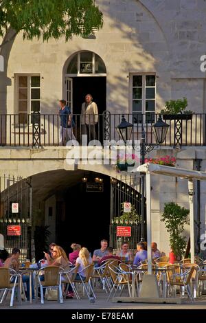 Grand Casemates Square, Gibilterra, la provincia di Cadiz Cadice, nel sud-ovest dell Europa Foto Stock