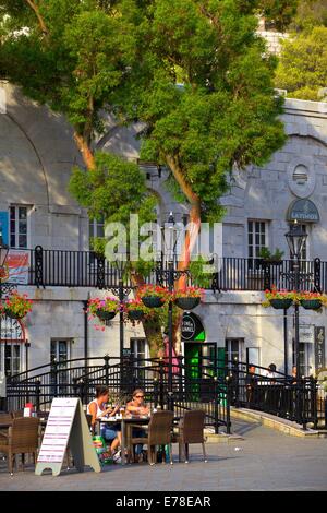 Grand Casemates Square, Gibilterra, la provincia di Cadiz Cadice, nel sud-ovest dell Europa Foto Stock