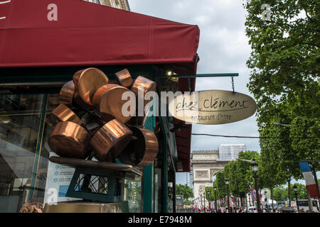 Ristorante Chez Clément a Parigi Foto Stock