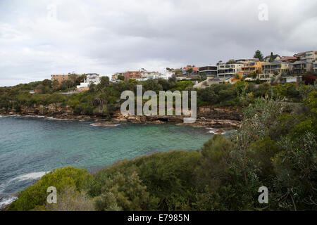 Gordons Bay a Sydney quartieri est situato tra Clovelly Beach e Coogee Beaches. Foto Stock