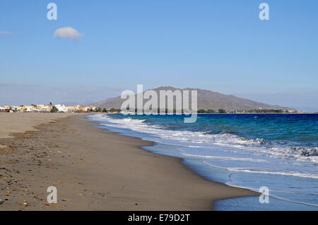 Playa El Playazo, Playas de Vera, spiaggia, Mojacar, provincia di Almeria, Andalusia, Spagna Foto Stock