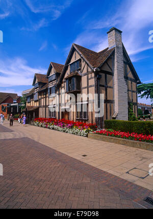 Il paese di Shakespeare a Stratford-upon-Avon Warwickshire Foto Stock