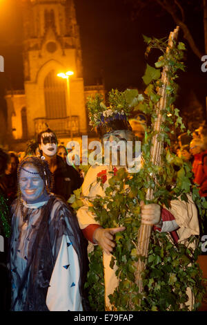 Fantasmi processione al carnevale di Colonia in Agnesviertel Foto Stock