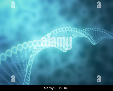 Il DNA ad alta risoluzione dettagliata immagine 3D Foto Stock