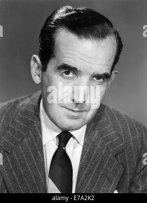 Edward R. Murrow (1908-1965), American giornalista televisivo, Ritratto, circa 1950 Foto Stock
