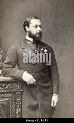 Albert Edward (1841-1910), futuro Edoardo VII re d'Inghilterra 1901-10,ritratto come il Principe di Galles, circa 1860 Foto Stock