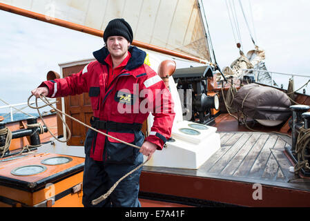 Nave a vela Oosterschelde Foto Stock