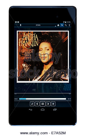 Aretha Franklin greatest hits album MP3 le copertine degli album su PC tablet, Inghilterra