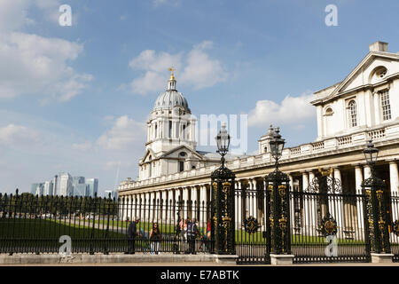La Old Royal Naval College (ORNC) Greenwich,l'Inghilterra,UK Foto Stock