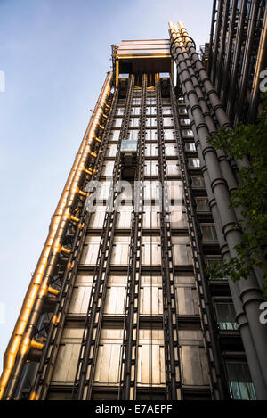 Lloyd's edificio, 1 Lime St, Square Mile, il City di Londra, Regno Unito Foto Stock