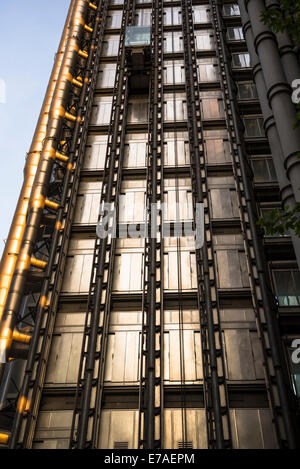 Lloyd's edificio, 1 Lime St, Square Mile, il City di Londra, Regno Unito Foto Stock