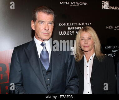 Mosca, Russia. 10 Settembre, 2014. 10 settembre 2014. Pierce Brosnan. Premiere del film 'Man di novembre". Barvikha Luxury Village, Mosca, Russia. Credito: Legion-Media/Alamy Live News Foto Stock