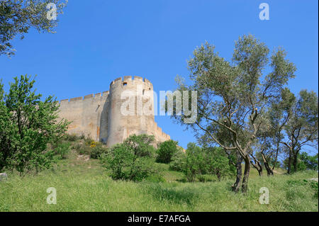 Forte Saint-André, Villeneuve-lès Avignon, Gard, Languedoc-Roussillon, Francia meridionale, Francia Foto Stock