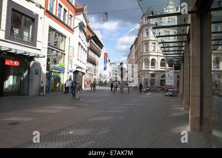 La zona pedonale, Braunschweig, Brunswick, Bassa Sassonia, Germania, Europa Foto Stock