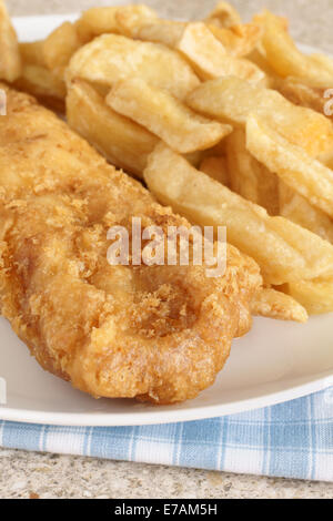 British pesce e patatine fritte Foto Stock