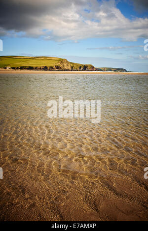 South Devon Costa, Bigbury sul mare, Devon, Inghilterra, Regno Unito. Foto Stock