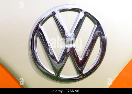 VW Volkswagen camper, abstract Foto Stock