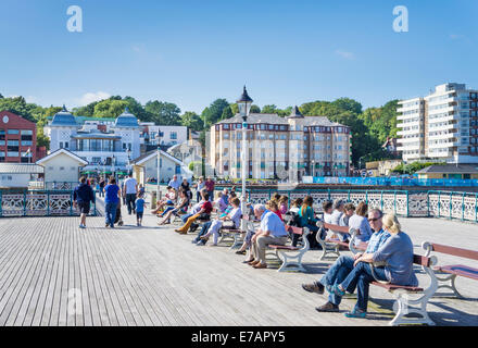 Penarth Pier Penarth Vale of Glamorgan South Wales GB UK EU Europe Foto Stock