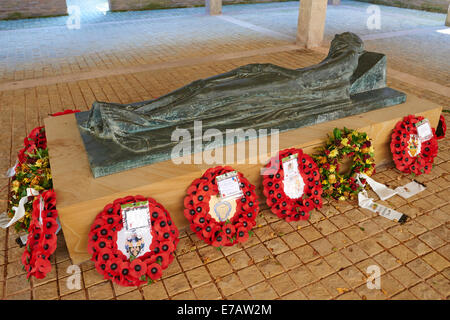 La tomba del Soldato sconosciuto all'interno del Cannock Chase cimitero militare tedesco Cannock Staffordshire REGNO UNITO Foto Stock