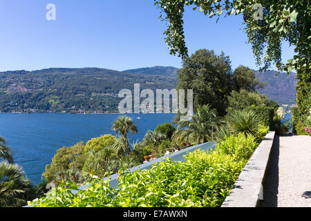 Le isole Borromee, Isola Madre, Lago Maggiore, Italia Foto Stock