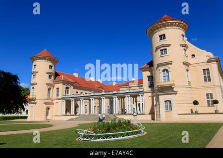 Il castello di Rheinsberg, Rheinsberg, Brandeburgo, Germania, Europa Foto Stock