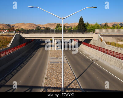 Strada su pass, Fremont, California Foto Stock