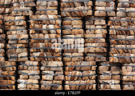 Cocco cocco pila come sfondo o texture Foto Stock