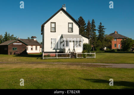 Elk203-5511 Canada, Alberta, Edmonton, Fort Saskatchewan Foto Stock