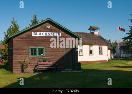 Elk203-5513 Canada, Alberta, Edmonton, Fort Saskatchewan Foto Stock