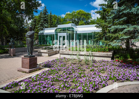 Il Leo Mol Sculpture Gardens di Assiniboine Park in Winnipeg, Manitoba, Canada. Foto Stock