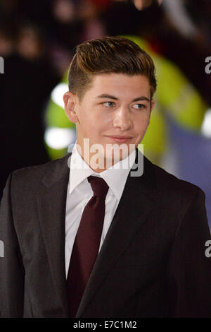 Toronto, Ontario, Canada. Xii Sep, 2014. Attore TYE SHERIDAN assiste "Il falsario' premiere durante il 2014 Toronto International Film Festival a Roy Thomson Hall il 12 settembre 2014 a Toronto in Canada Credit: Igor Vidyashev/ZUMA filo/Alamy Live News Foto Stock
