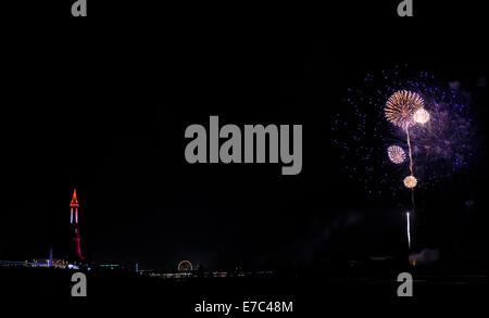 Fuochi d'artificio World Championships di Blackpool, Lancashire Foto Stock