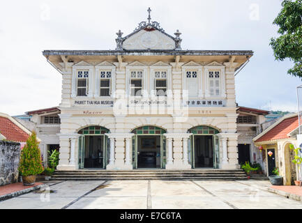 Hua Thai museo nella parte vecchia della città di Phuket, Isola di Phuket, Tailandia Foto Stock