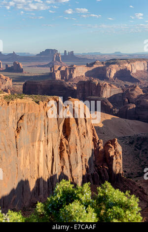 Mattina nella Monument Valley da Hunt Mesa Foto Stock