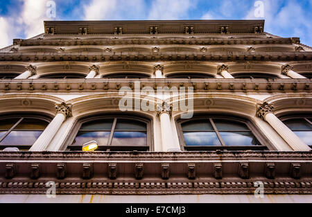 Architettura antica di Baltimora, Maryland. Foto Stock