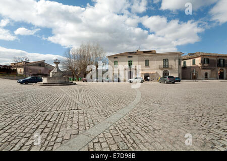 Pontelandolfo (Italia) - Una vista del centro storico Foto Stock