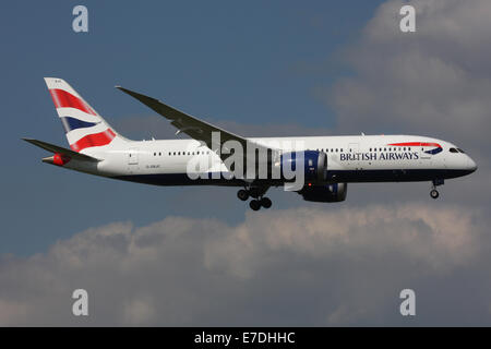 Ba British airways Boeing 787 Dreamliner Foto Stock