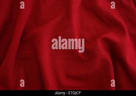 Un'immagine ravvicinata di tessuto sgualcito Foto Stock