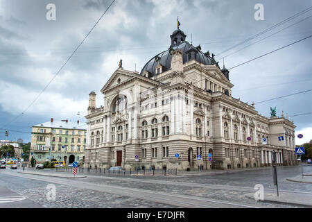 Lviv Opera e Balletto, Ucraina Foto Stock