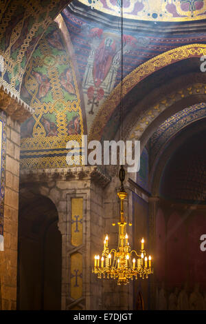 Interno della storica Cattedrale armena di Lviv, Ucraina Foto Stock