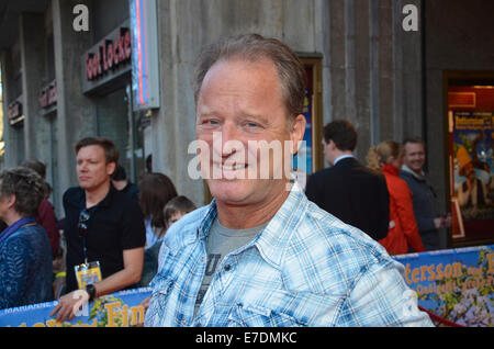 Premiere mondiale del film tedesco Pettersson e Findus a Essen con protagonista Ulrich Noethen, Marianne Saegebrecht, Max Herbrechter e come la voce di Findus Roxana Samadi. Directet da Ali Samadi Ahadi dotate: Tom Gerhardt dove: Essen, Germania Quando: 09 Foto Stock