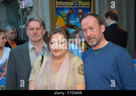 Premiere mondiale del film tedesco Pettersson e Findus a Essen con protagonista Ulrich Noethen, Marianne Saegebrecht, Max Herbrechter e come la voce di Findus Roxana Samadi. Directet da Ali Samadi Ahadi dotate: Max Herbrechter,Marianne Saegebrecht,Ulrich Foto Stock