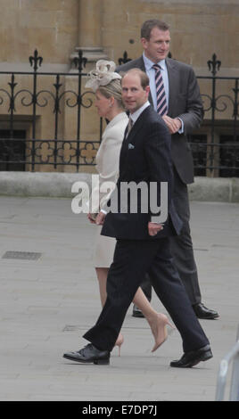 Giornata del Commonwealth osservanza e servizio di reception presso l'Abbazia di Westminster. Con: La Contessa di Wessex,Earl del Wessex,Prince Edward,Sophie,Contessa di Wessex dove: Londra, Regno Unito quando: 10 Mar 2014 Foto Stock