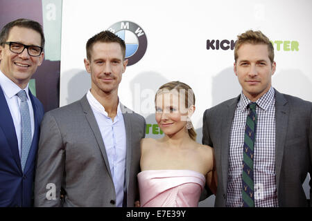 Los Angeles premiere di "Veronica Mars" tenutasi presso la leva TCL Chinese Theatre - tappeto rosso arrivi con: Rob Thomas,Jason Dohring,Kristen Bell,Ryan Hansen dove: Los Angeles, California, Stati Uniti quando: 12 Mar 2014 Foto Stock