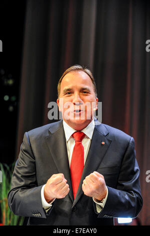 Il socialdemocratico partito leader del Sig. Stefan Löfven sarà il nuovo primo ministro della Svezia. Foto Stock