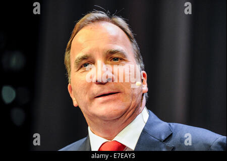 Il socialdemocratico partito leader del Sig. Stefan Löfven sarà il nuovo primo ministro della Svezia. Foto Stock