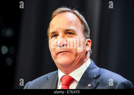 Il socialdemocratico partito leader del Sig. Stefan Löfven sarà il nuovo primo ministro della Svezia. Foto Stock