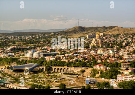 Vista su Tbilisi Foto Stock