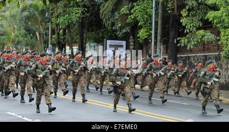 15 settembre: indipendenza militare parata del giorno e celebrazioni, San Salvador El salvador Foto Stock